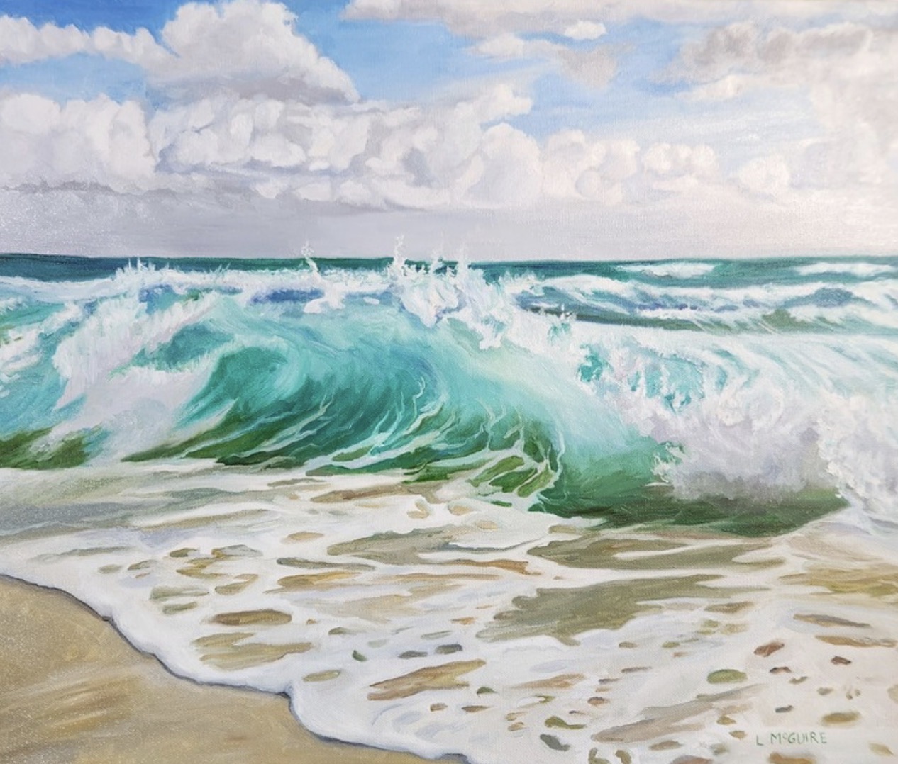 Original acrylic painting by Laura McGuire, 2022