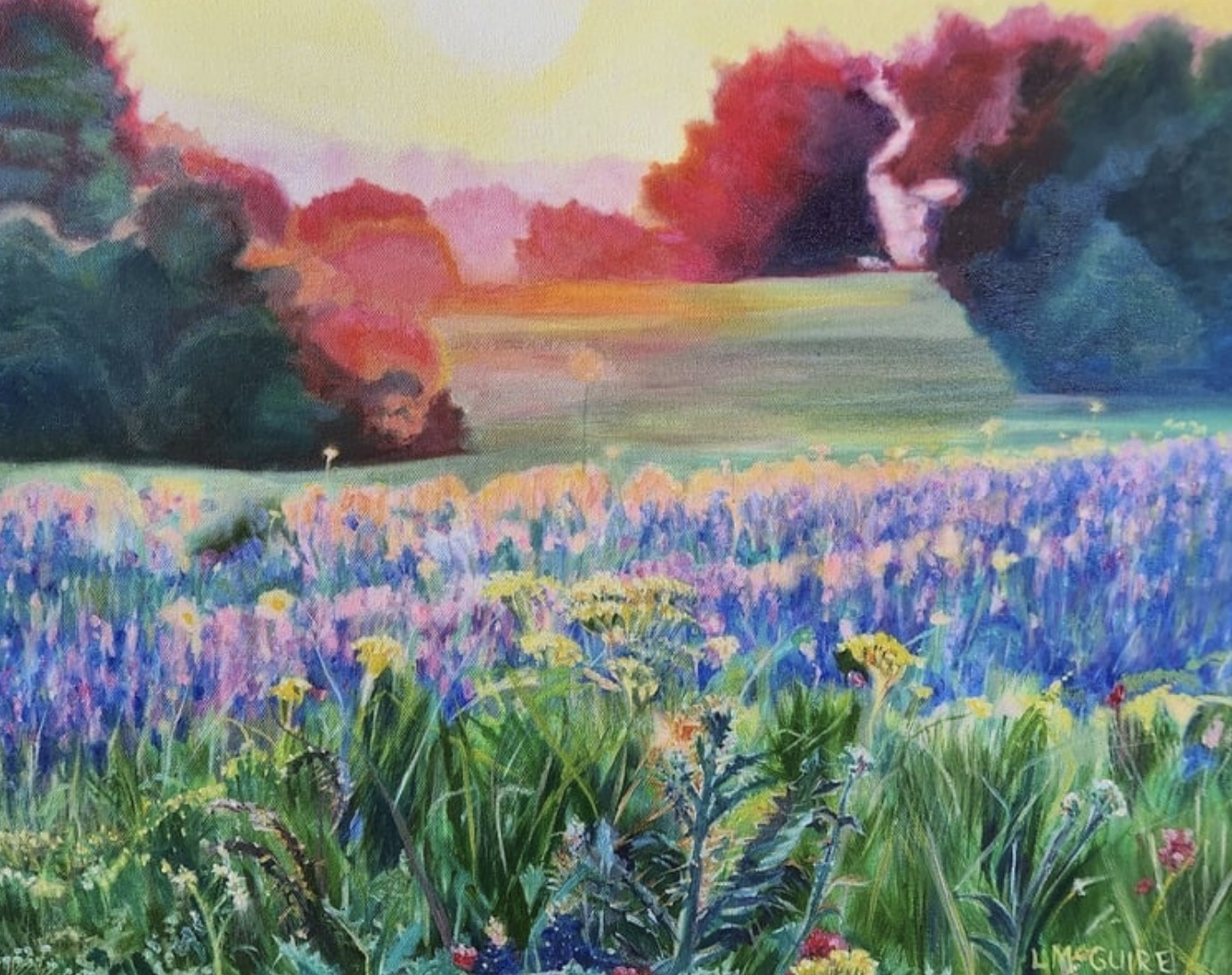 Original acrylic painting by Laura McGuire, 2025
