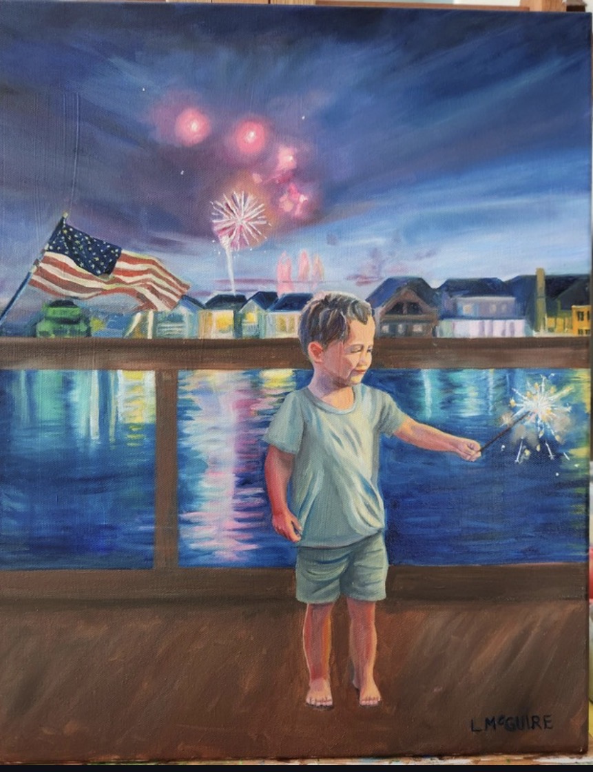 Original acrylic painting by Laura McGuire, 2024