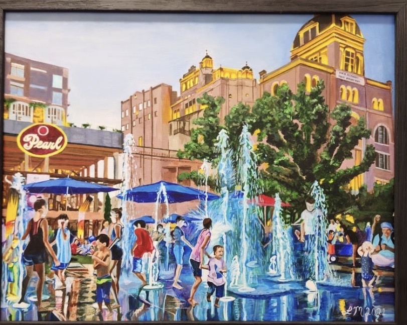 Original acrylic painting by Laura McGuire, 2021