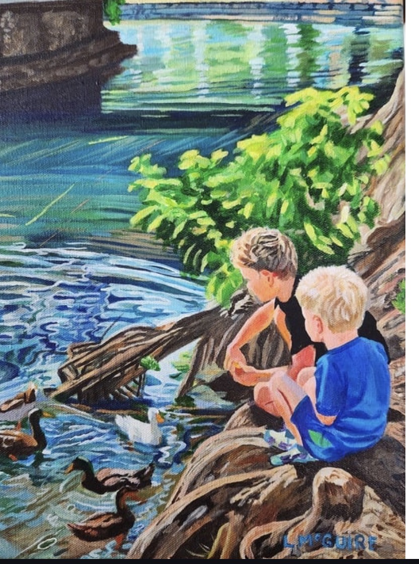 Original acrylic painting by Laura McGuire, 2024