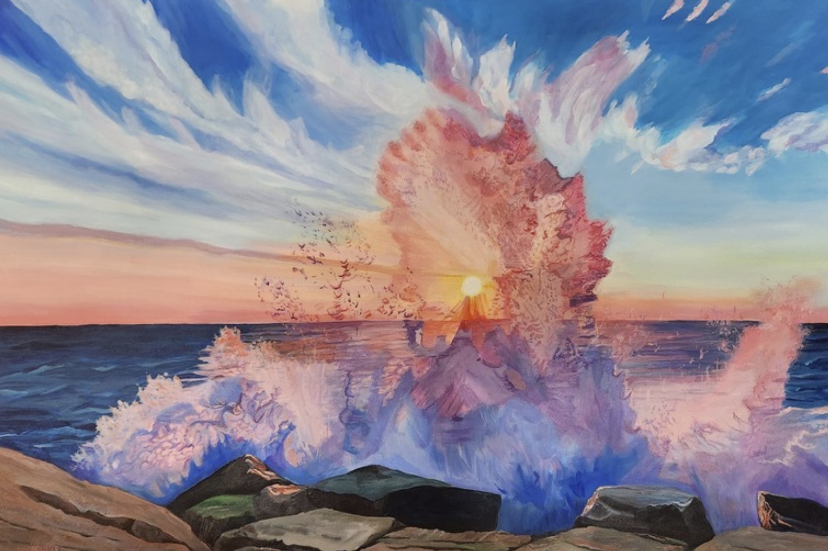 Original acrylic painting by Laura McGuire, 2023