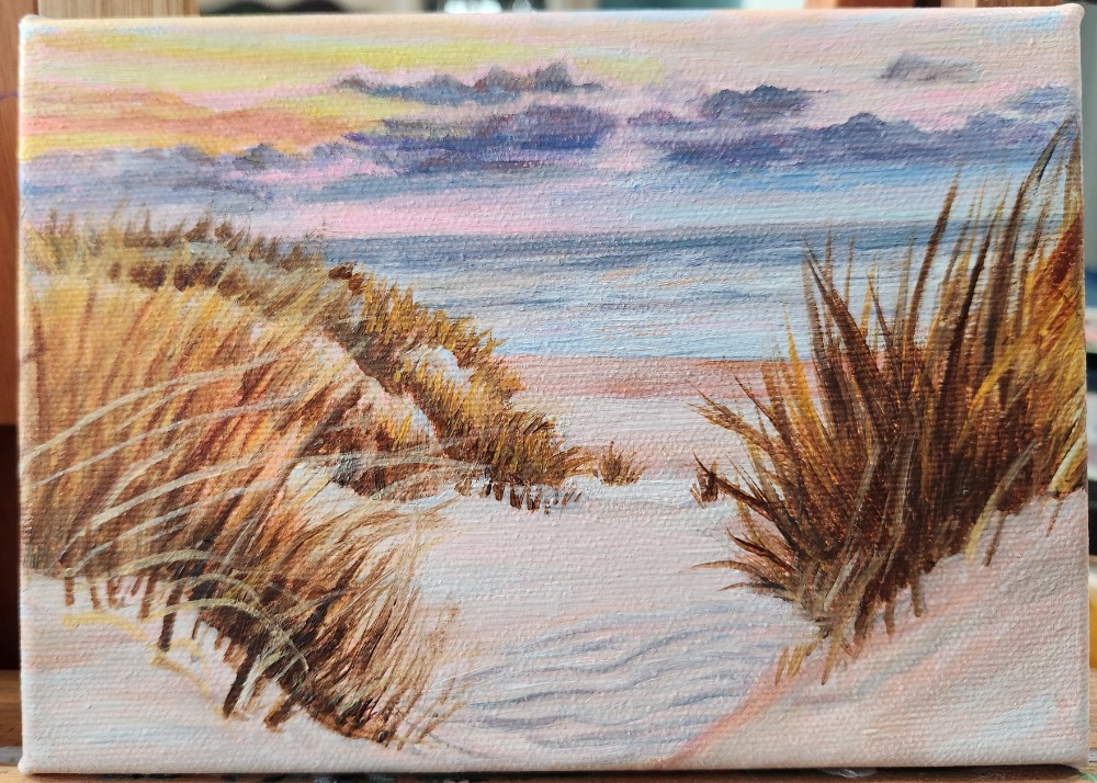 Original oil or acrylic painting by Laura McGuire, 2025