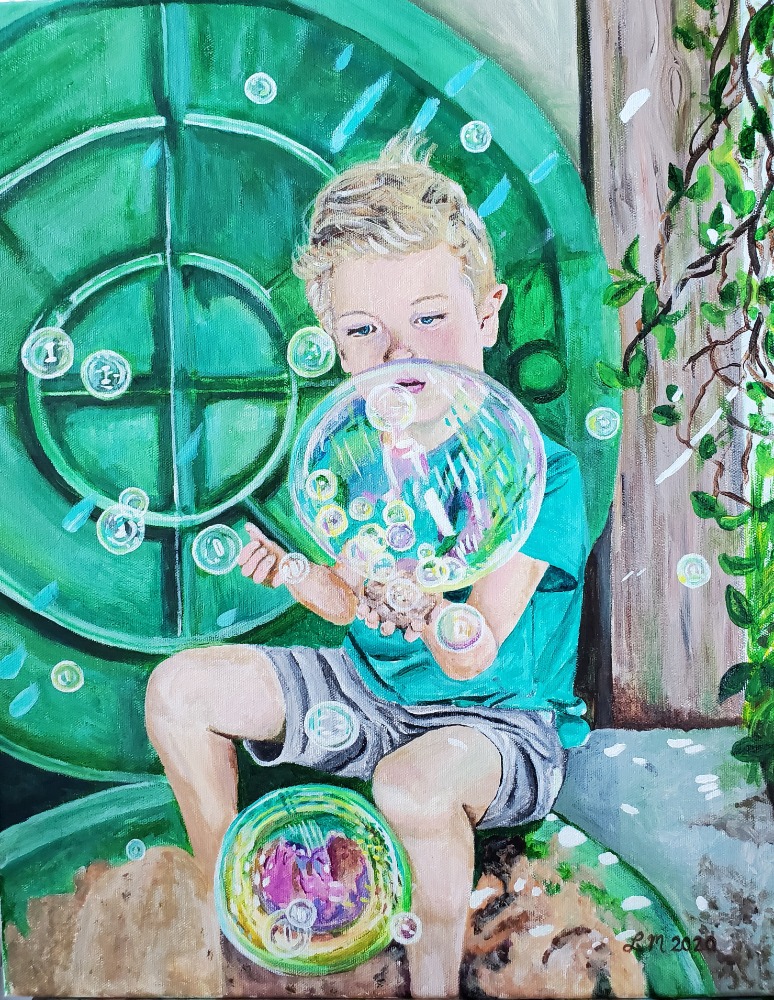 Original oil or acrylic painting by Laura McGuire, 2021