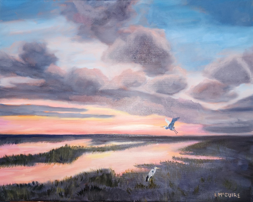 Original oil or acrylic painting by Laura McGuire, 2025