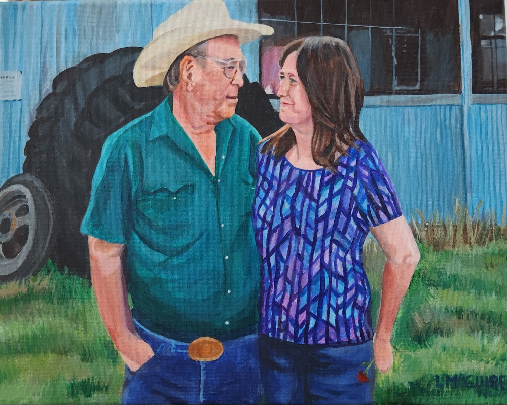 Original oil or acrylic painting by Laura McGuire, 2024