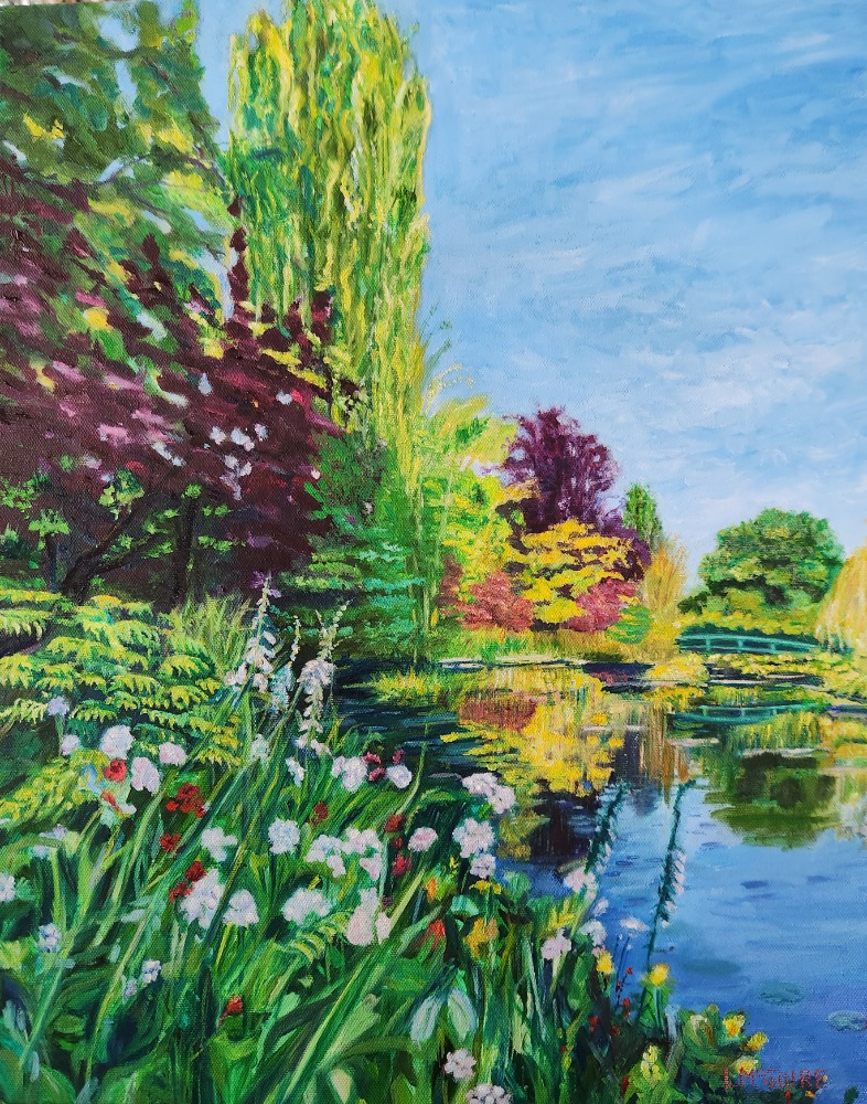 Original oil or acrylic painting by Laura McGuire, 2026