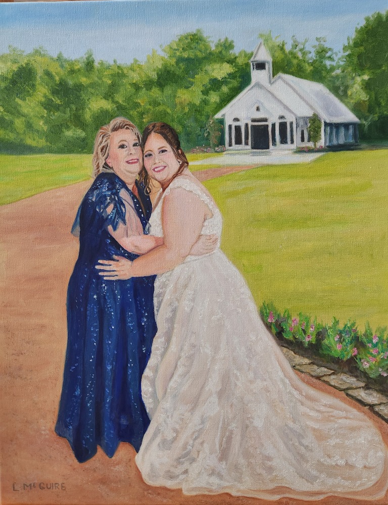 Original oil or acrylic painting by Laura McGuire, 2025