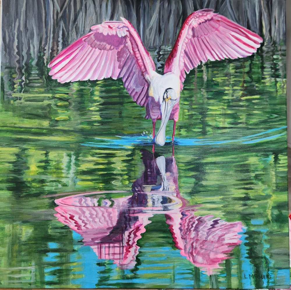 Original oil or acrylic painting by Laura McGuire, 2025