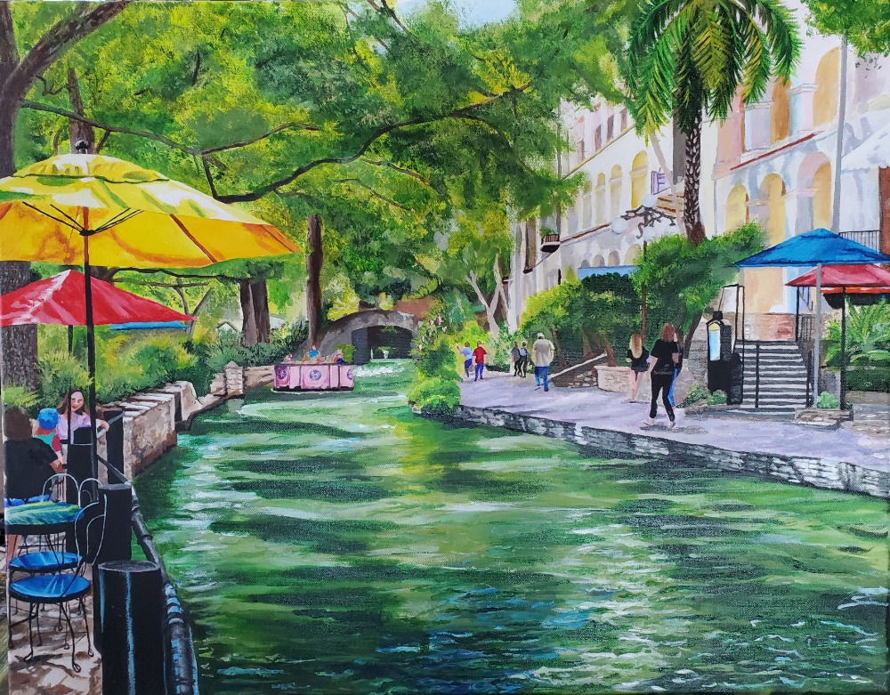 Original oil or acrylic painting by Laura McGuire, 2021