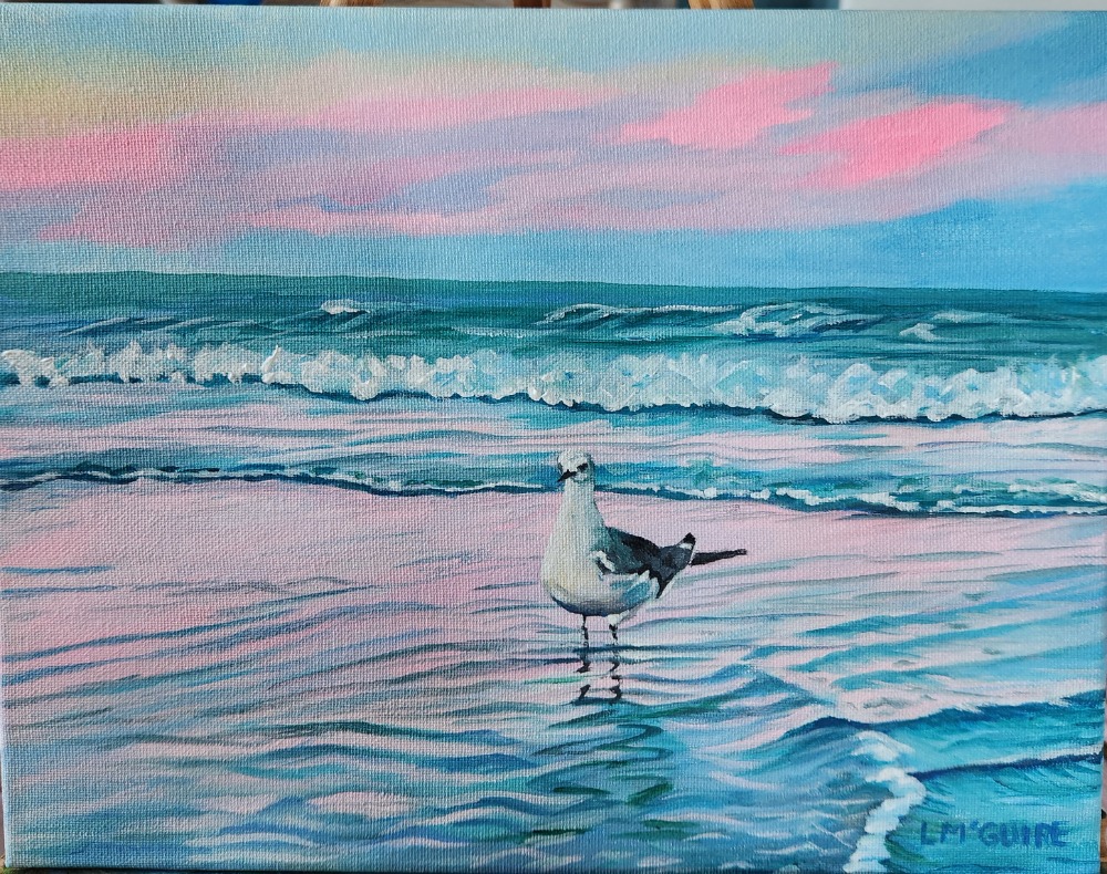 Original oil or acrylic painting by Laura McGuire, 2022