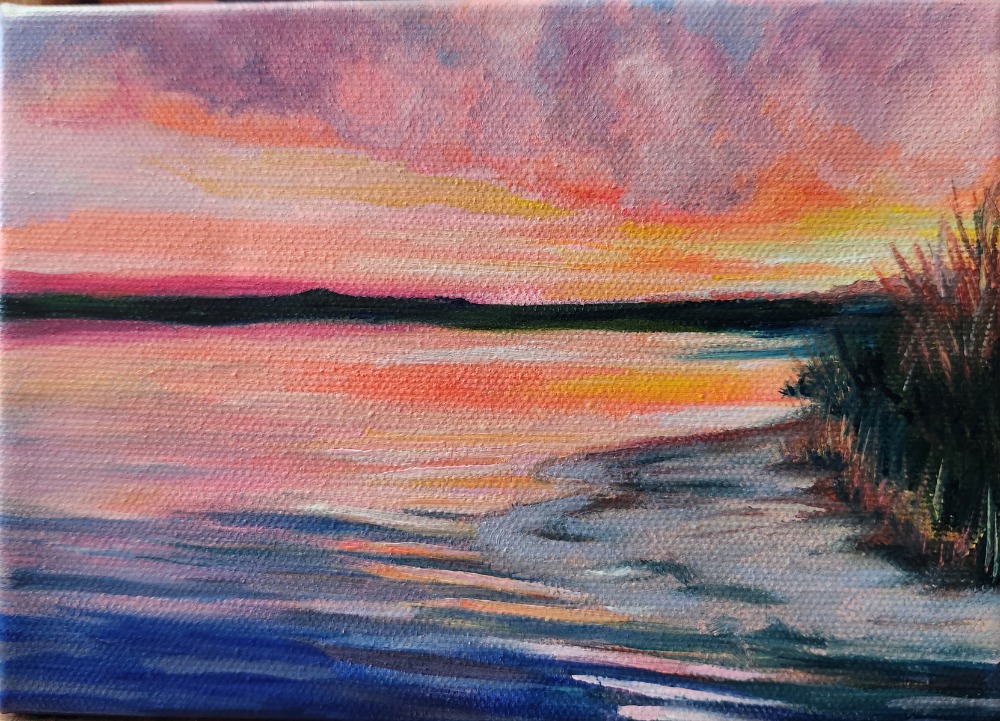 Original oil or acrylic painting by Laura McGuire, —