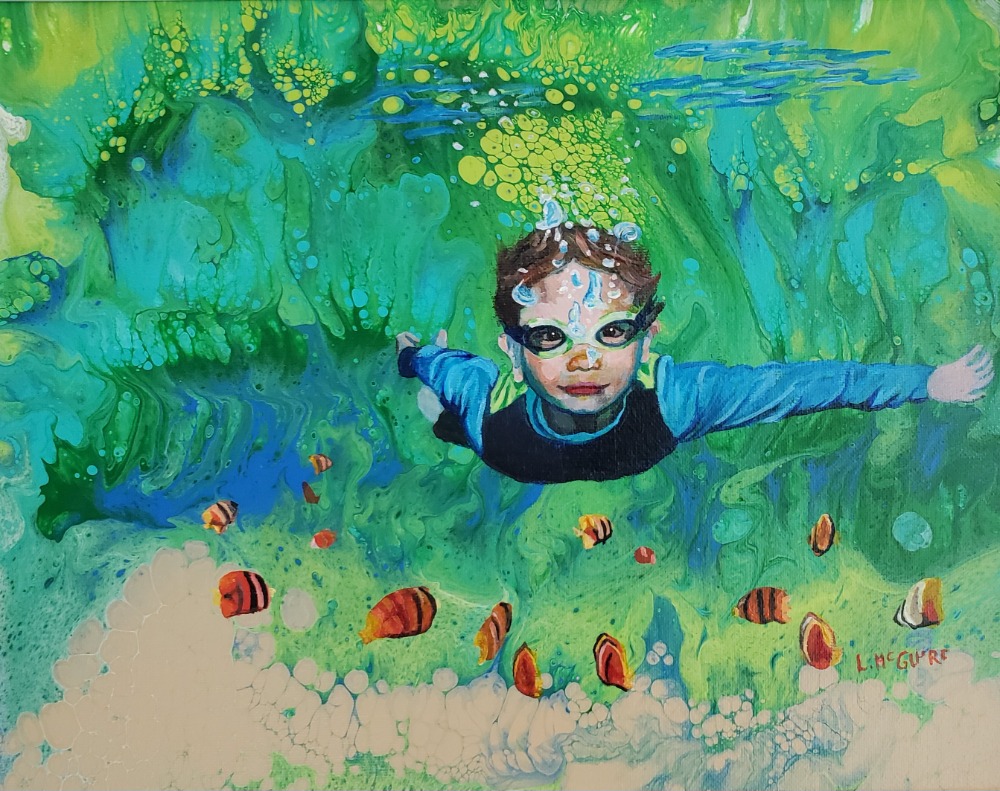 Original oil or acrylic painting by Laura McGuire, 2022