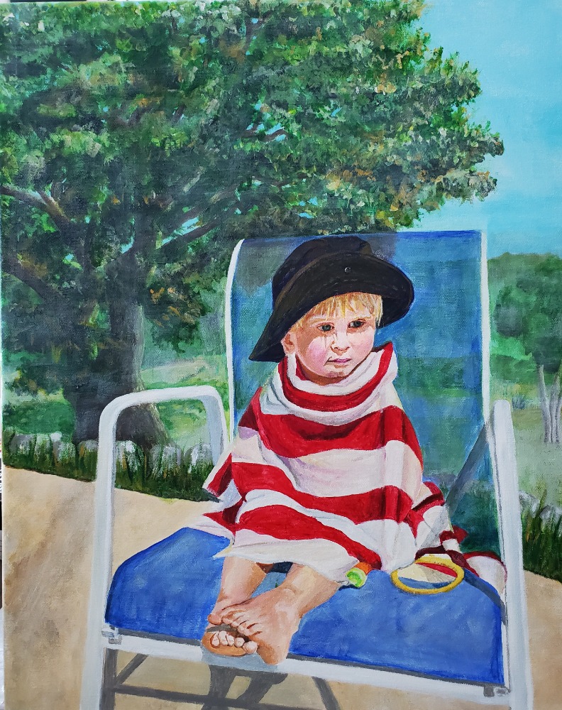 Original oil or acrylic painting by Laura McGuire, 2021