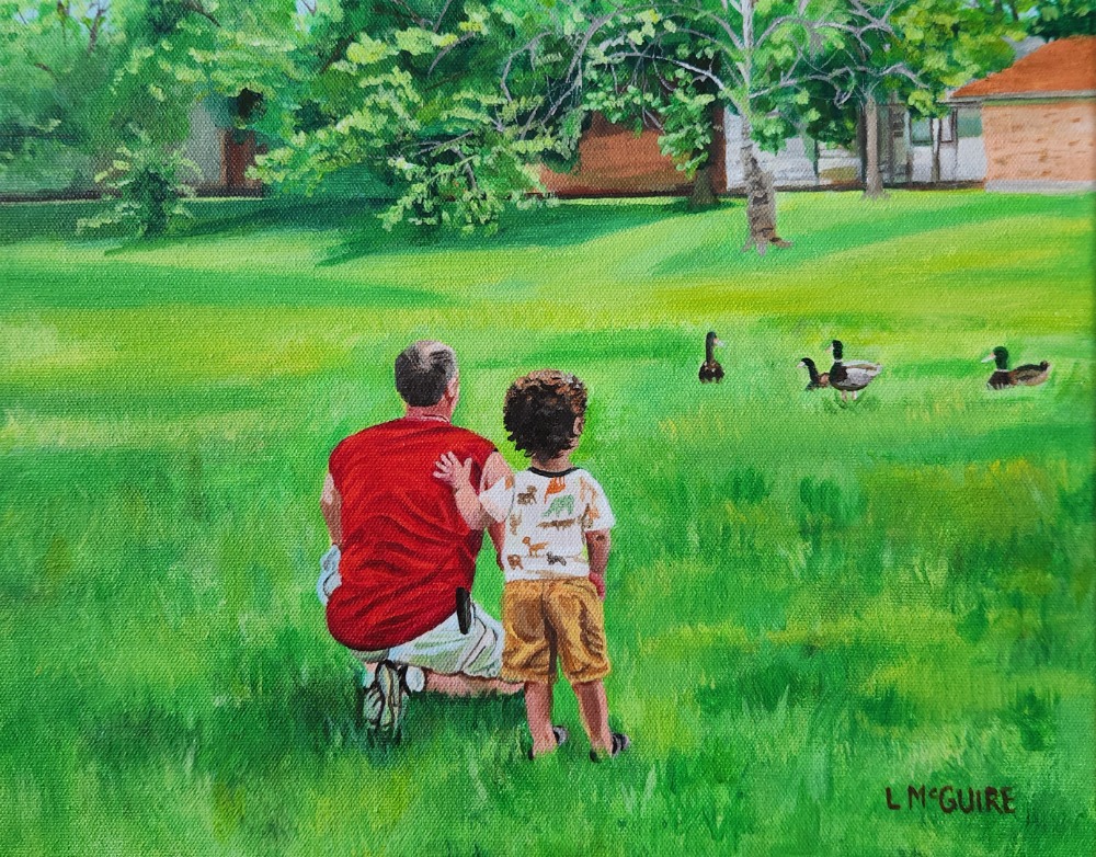 Original oil or acrylic painting by Laura McGuire, 2023